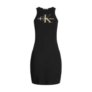 Calvin Klein Jeans Monogram Dress - Black