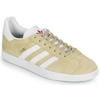 adidas GAZELLE W womens Shoes Trainers in Beige