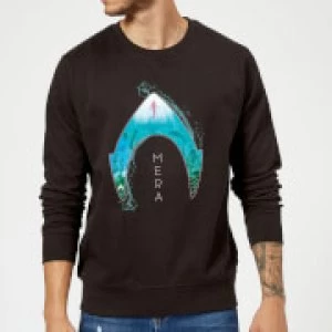 Aquaman Mera Logo Sweatshirt - Black - 5XL