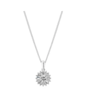 Simply Silver Snowflake Pendant Necklace