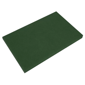 Green Scrubber Pads 12 x 18 x 1" - Pack of 5