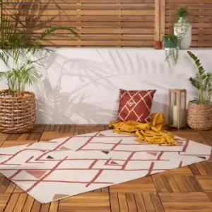 furn. Inka Washable Indoor Outdoor Rug Red