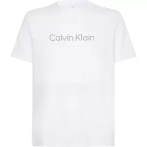 Calvin Klein Performance Logo T Shirt - White