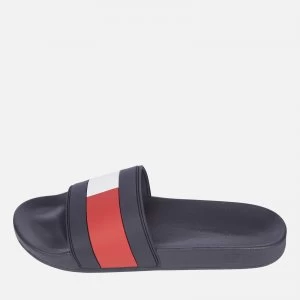 Tommy Hilfiger Mens Essential Flag Pool Slide Sandals - Desert Sky - UK 11