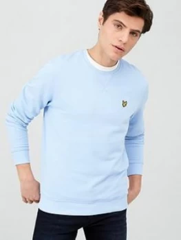 Lyle & Scott Crew Neck Sweatshirt, Light Blue Size M Men