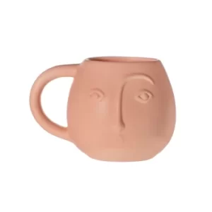 Sass & Belle Face Mug Matt Pink