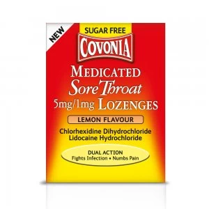 Covonia Sore Throat Lozenges - Lemon