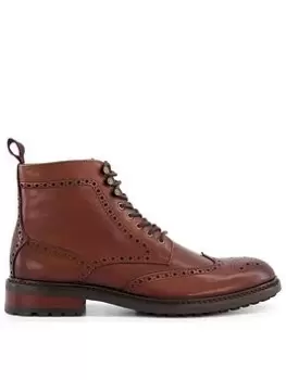 Dune London Colonel's Boot - Brown, Size 9, Men