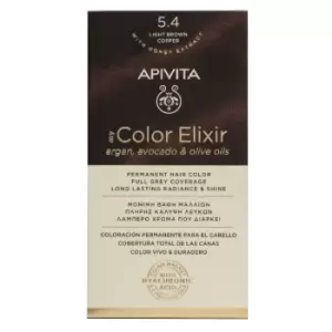 Apivita My Color Elixir Permanent Hair Color 5.4 Light Brown Copper