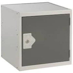 One Compartment Cube Locker D380mm Dark Grey Door MC00093