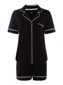 DKNY Jersey short PJ set Black