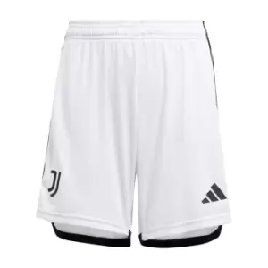 adidas Juventus Away Shorts 2023 2024 Juniors - White