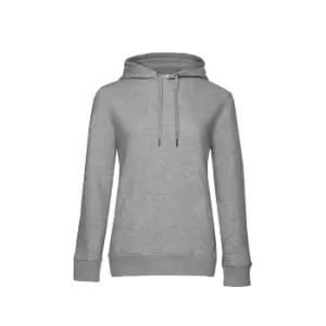 B&C Womens/Ladies Queen Hoody (XL) (Heather Grey)