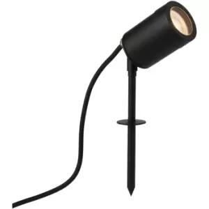 Outdoor IP65 Ground Spike Spotlight - 7W GU10 LED - Satin Black Finish