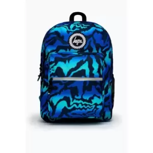 Hype Gradient Zebra Print Utility Backpack (One Size) (Blue/Teal/Black)