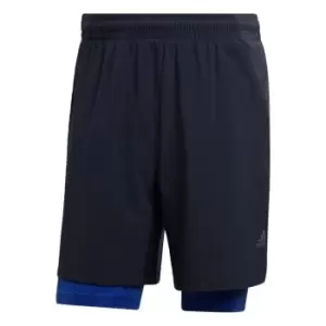 adidas HIIT Spin Training Shorts Mens - Blue