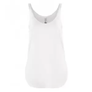 Next Level Womens/Ladies Sleeveless Tank Top (XS) (White)