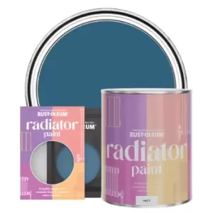 Rust-Oleum Radiator Paint, Matt Finish - Cobalt - 750ml