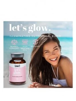 Complete Me Complete Me Let's Glow Illuminating Nutritional Blend 30 Capsules, Pink, Women