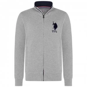 US Polo Assn Funnel Neck Sweat Top - Grey