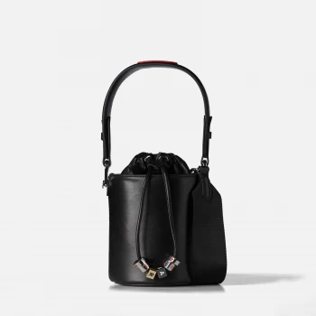 KARL LAGERFELD Womens K/Charms Small Bucket Bag - Black