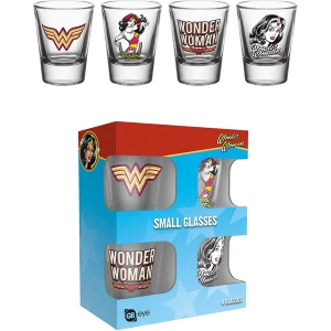 Wonder Woman 60's Pop Shot Glasses