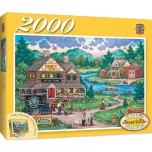 Masterpieces Puzzle Signature Collection Adirondack Anglers 2000 piece Jigsaw Puzzle