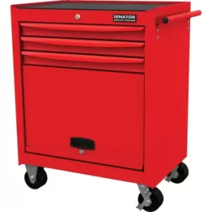 RED-27" 3 Drawer Roller Cabinet