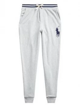 Ralph Lauren Boys Big Pony Cuffed Joggers - Grey