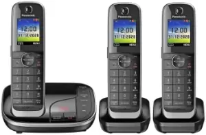 Panasonic KX-TGJ423 Cordless Phone w/ Answer Machine-Triple