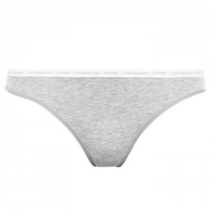 Calvin Klein 2 Pack CK One Bikini Briefs - Grey Heather8HT