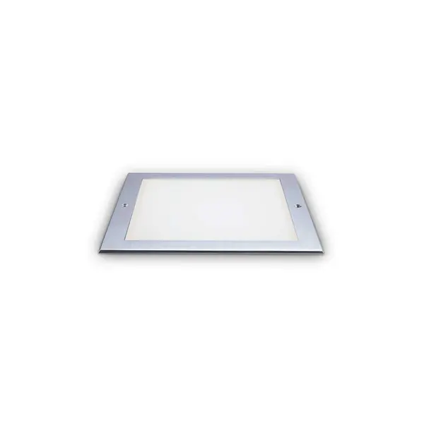 Taurus Integrated LED Outdoor Recessed Ground Light Wide Square Steel 620Lm 3000K IP67