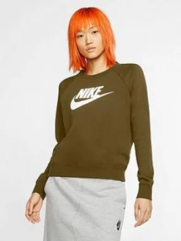 Nike Nsw Essential Sweatshirt - Olive