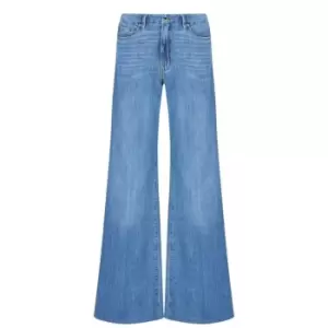 GOOD AMERICAN Good Waist Palazzo Jeans - Blue