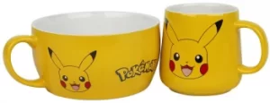 Pokemon Pikachu Mug Set yellow