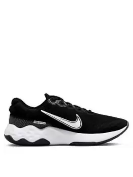 Nike Renew Ride, Black/White, Size 8, Women