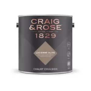 Craig & Rose Chalky Emulsion Lucienne Olive - 2.5L