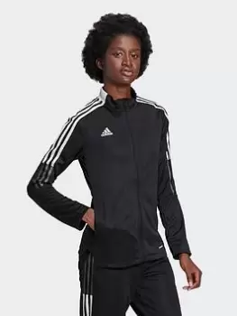 adidas Tiro 21 Track Top - Black, White, Size L, Women