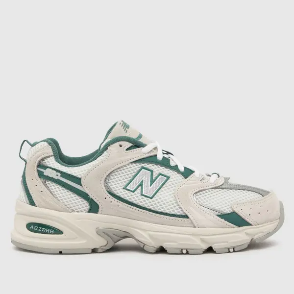 New Balance Womens 530 Trainers - White/green, White/Green, Size 7, Women