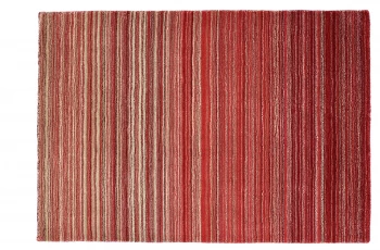 Origins Fine Stripe Rug - 160x230cm - Red