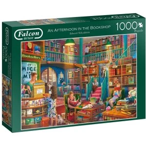 Falcon Afternoon at The Bookshop Jigsaw Puzzle - 1000 Piece