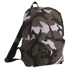 SOLS Rider Backpack / Rucksack Bag (ONE) (Camouflage)