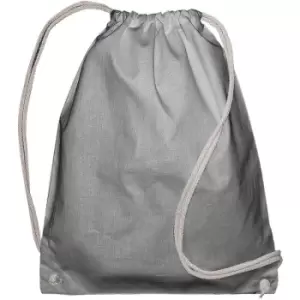 Jassz Bags Drawstring Backpack (Pack Of 2) (One Size) (Light Grey) - Light Grey