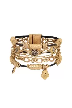 Gold Layered 'Mystic Charm' Bracelet