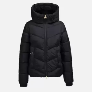 Barbour International Womens Boston Quilted Coat - Black - UK 8 - UK 8