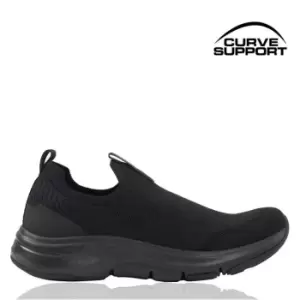 Slazenger Curve Support Sock Trainers Mens - Black