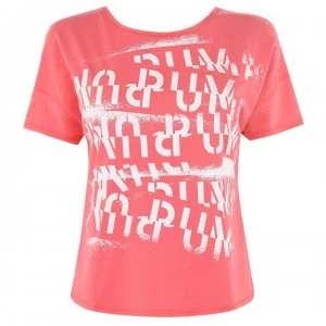 Puma LQD CELL Logo T Shirt Ladies - Pink