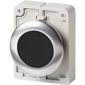 Eaton M30C-FD-S Pushbutton planar, round, chrome-plated Black