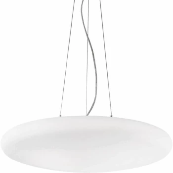 Ideal Lux Lighting - Ideal Lux Smarties Bianco - 3 Light Small Ceiling Pendant White, E27