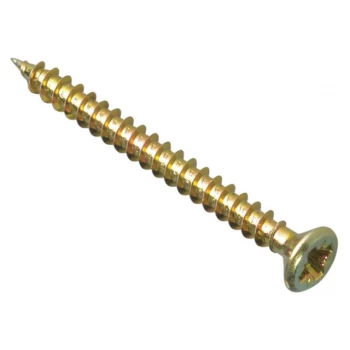 ForgeFix Multi Purpose Pozi Compatible Screw CSK ST ZYP 3.5 x 40mm Box 200